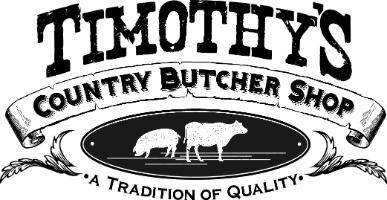 Timothy's Country Butcher Shop logo