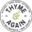 Thyme & Again Creative Catering company logo