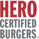 Hero certified burgers company logo