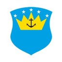 Sea blue shipyard company logo