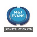 M&J Evans construction company logo