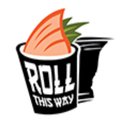 ROLL THIS WAY / Origami Event Studios company logo