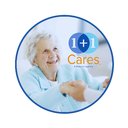 1 + 1 Cares company logo