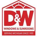 D&W Windows and Sunrooms company logo
