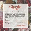 Ginette a la folie company logo