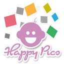 Happypics kinderfotografie company logo