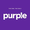 Purple company logo