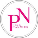 Pink Nannies company logo