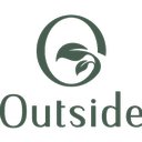 Outside company logo