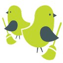2 Green Chicks company logo
