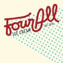 Four All Ice Cream company logo