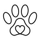 Happy Hearts 'n Paws company logo