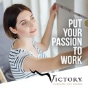 Victory Curtains and Blinds company logo