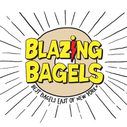 Blazing Bagels logo