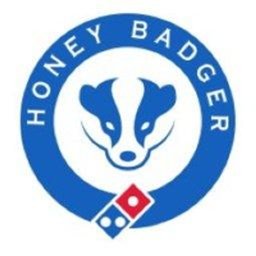 Domino's Team Honey Badger logo