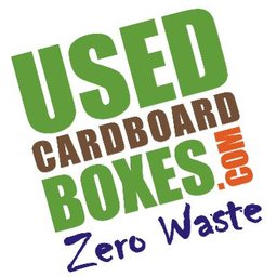 Used Cardboard Boxes & UCBZeroWaste logo