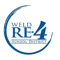 Weld RE-4 School District logo