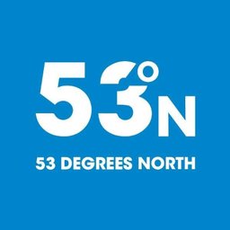 53 Degrees North logo