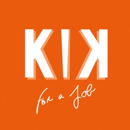 KiK for a Job Logo